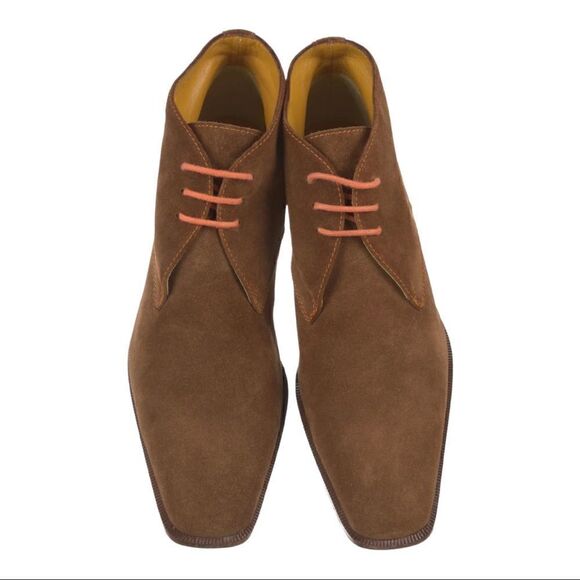 Lambertson TRUEX | Suede Ankle Lace Up Boots Chukka Booties | 36 | Size 5.5-6 - Picture 1 of 6